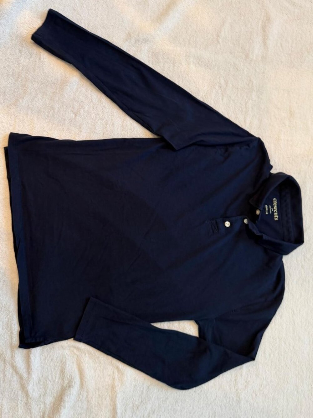 Like New - Crewcuts long sleeve polo shirt